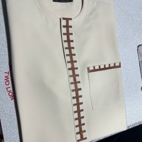 Cream Bespoke Men Kaftan