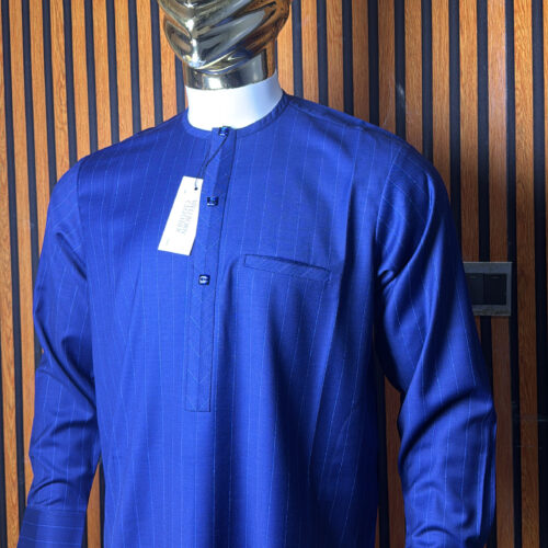 BLUE STRIPE MEN KAFTAN
